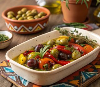 Marinated Olives & Peppers