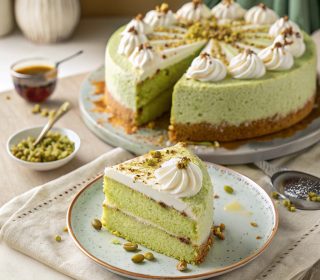 Pistachio Tres Leches Cake
